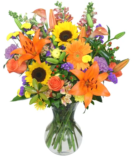 HARVEST RHAPSODY Fresh Flower Vase HARVEST RHAPSODY Fresh Flower Vase
