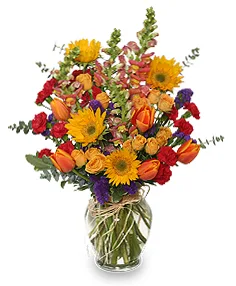 Fall Treasures Flower Arrangement Fall Treasures Flower Arrangement