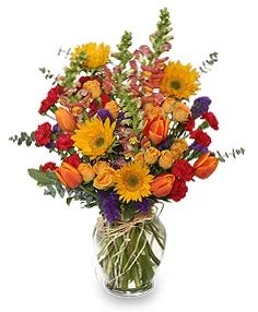 Fall Treasures Flower Arrangement