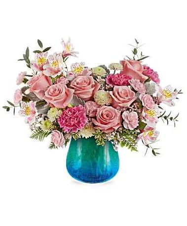 Blue Hues Bouquet all around
