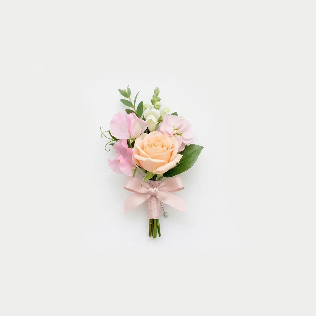 Blossoms of Elegance Boutonniere