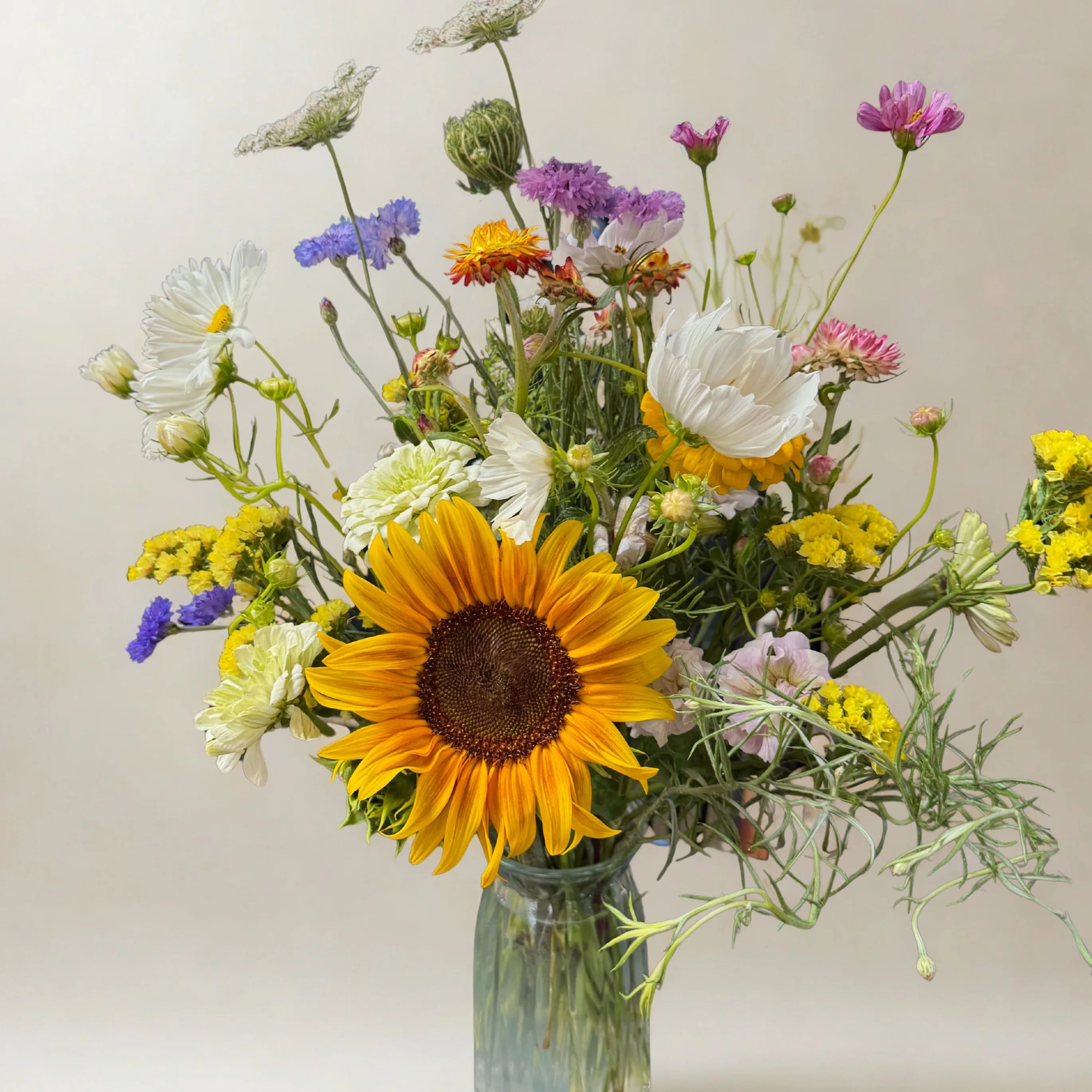 Golden Meadow Sunflower Arrangement