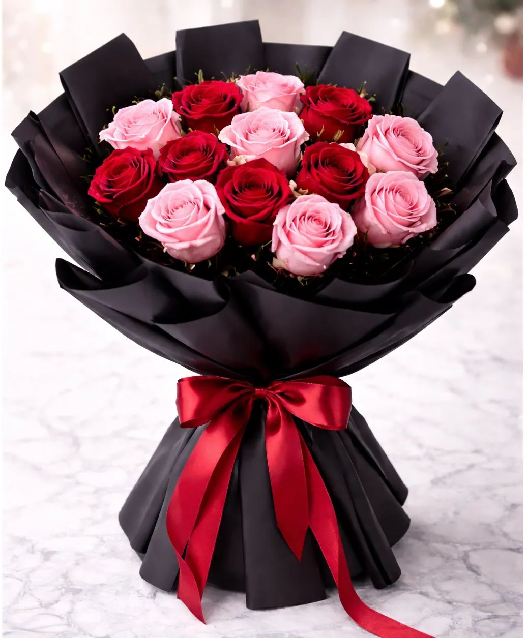 Midnight Blush Roses