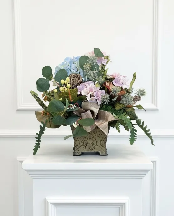 Forever Faux Arrangement--Antique Hydrangea-Small Forever Faux Arrangement--Antique Hydrangea-Small