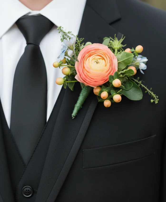Ranunculus Boutonnière Ranunculus Boutonnière