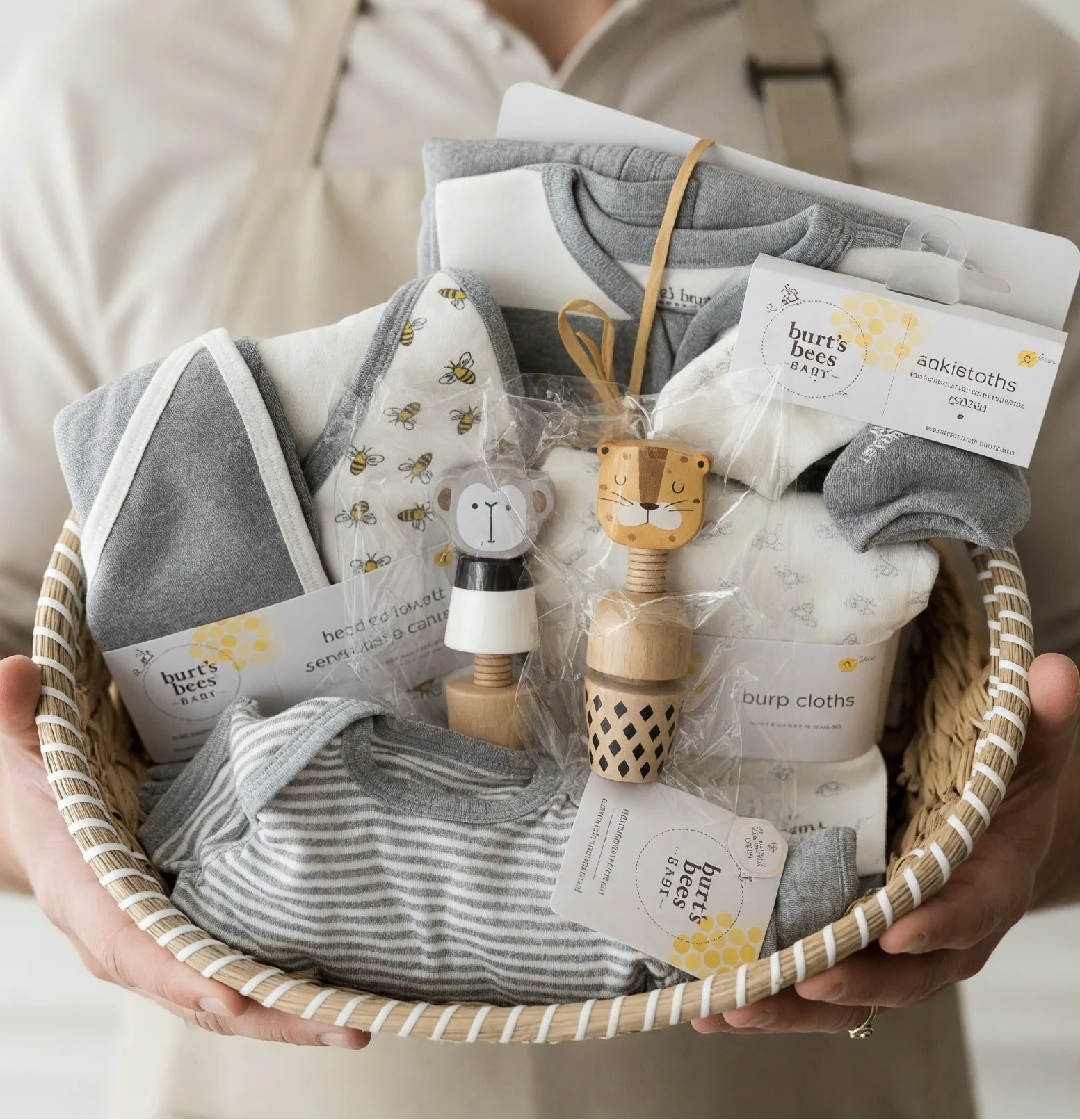 Burt's Bees Organic Cotton Baby Gift Basket Burt's Bees Organic Cotton Baby Gift Basket