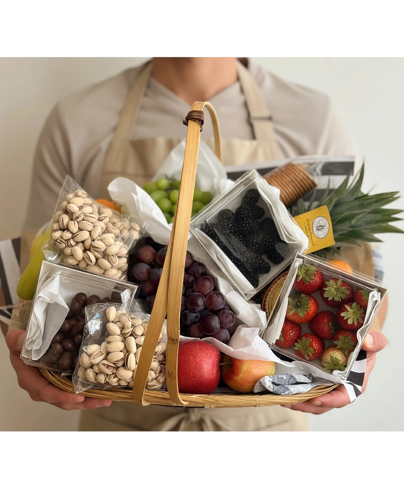 Fruit and Cheese Basket Gift Basket Fruit and Cheese Basket Gift Basket