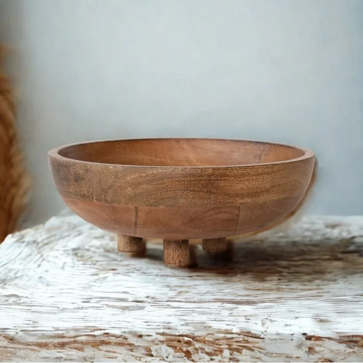 La Mesa Footed Bowl Mango Wood La Mesa Footed Bowl Mango Wood