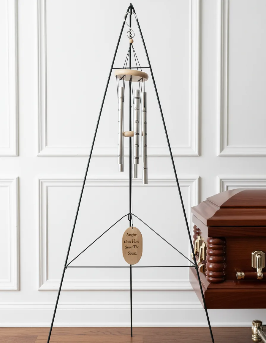 Memory Wind Chimes Silver Amazing Grace 40" Memory Wind Chimes Silver Amazing Grace 40"