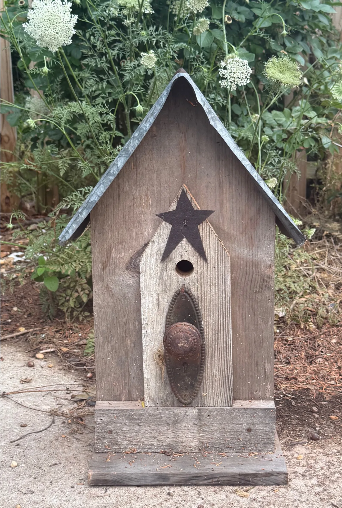 North Star Reclaimed Wood Birdhouse North Star Reclaimed Wood Birdhouse