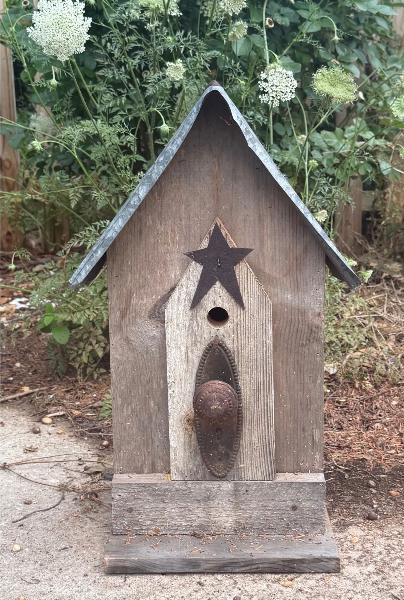 North Star Reclaimed Wood Birdhouse