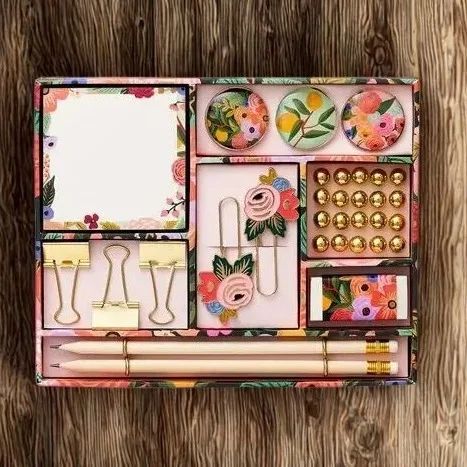 Garden Party Tackle Box--Desk Set office