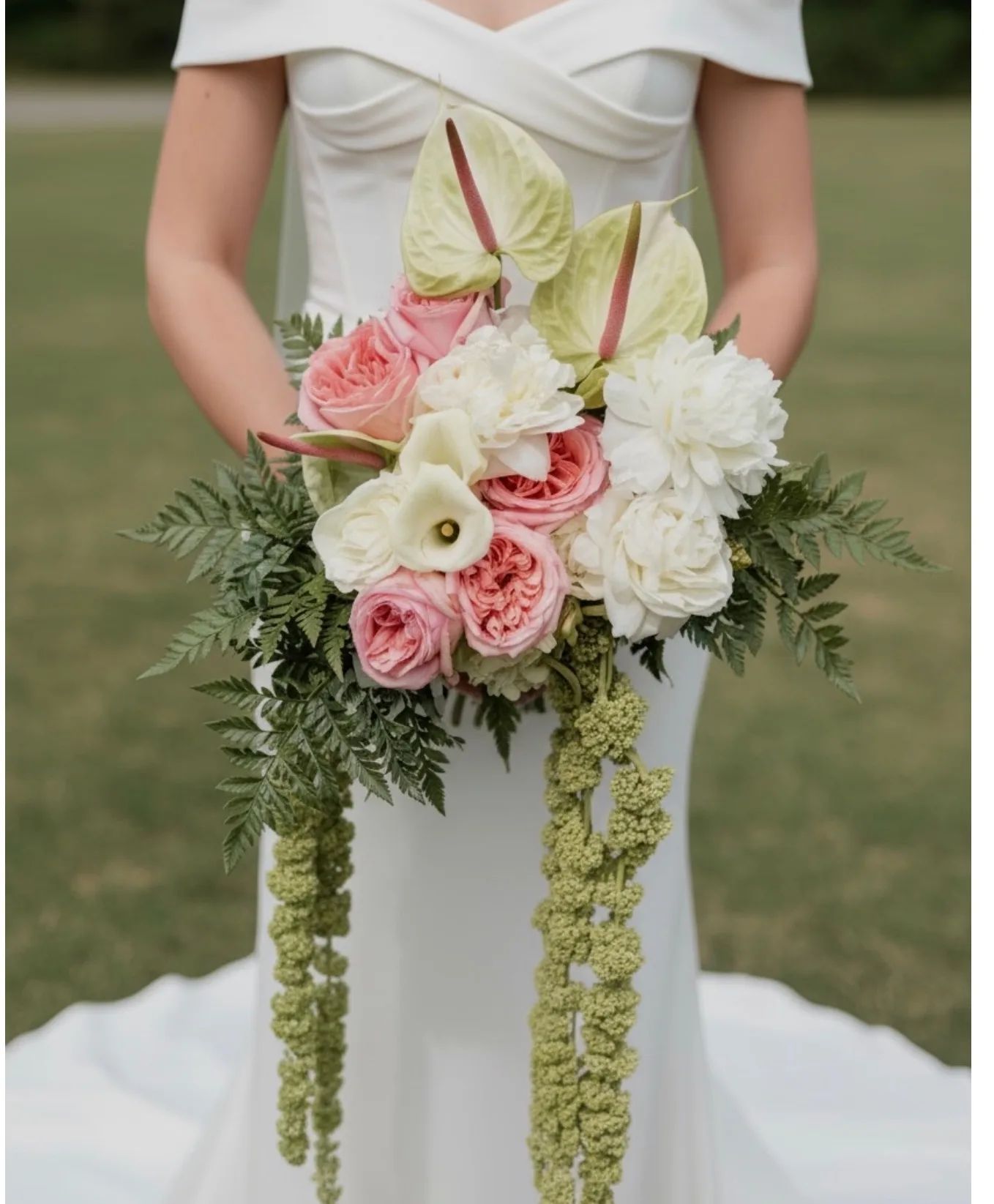 A Modern Romantic Bride Bouquet