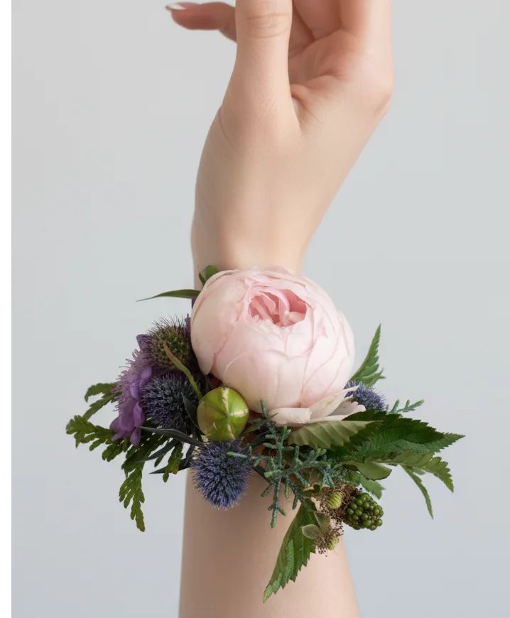 Pink Romance Ranunculus corsage