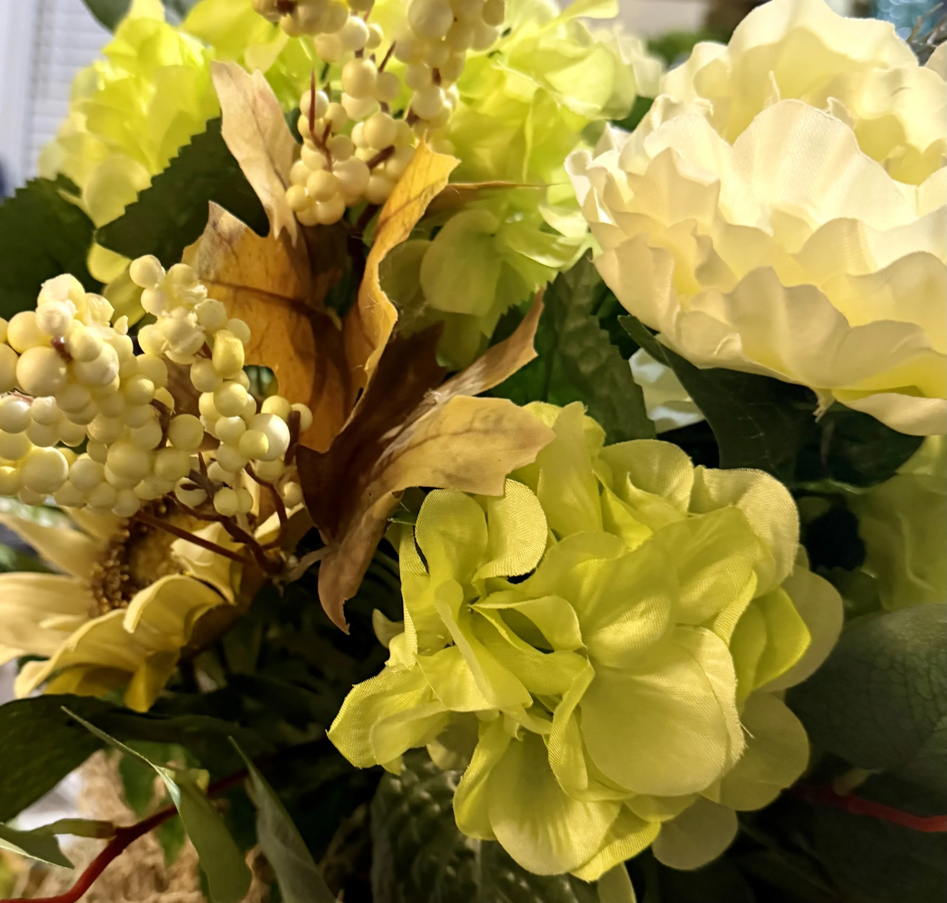 Forever Yours Faux Flower Grave Vase Arrangement-Neutral Forever Yours Faux Flower Grave Vase Arrangement-Neutral