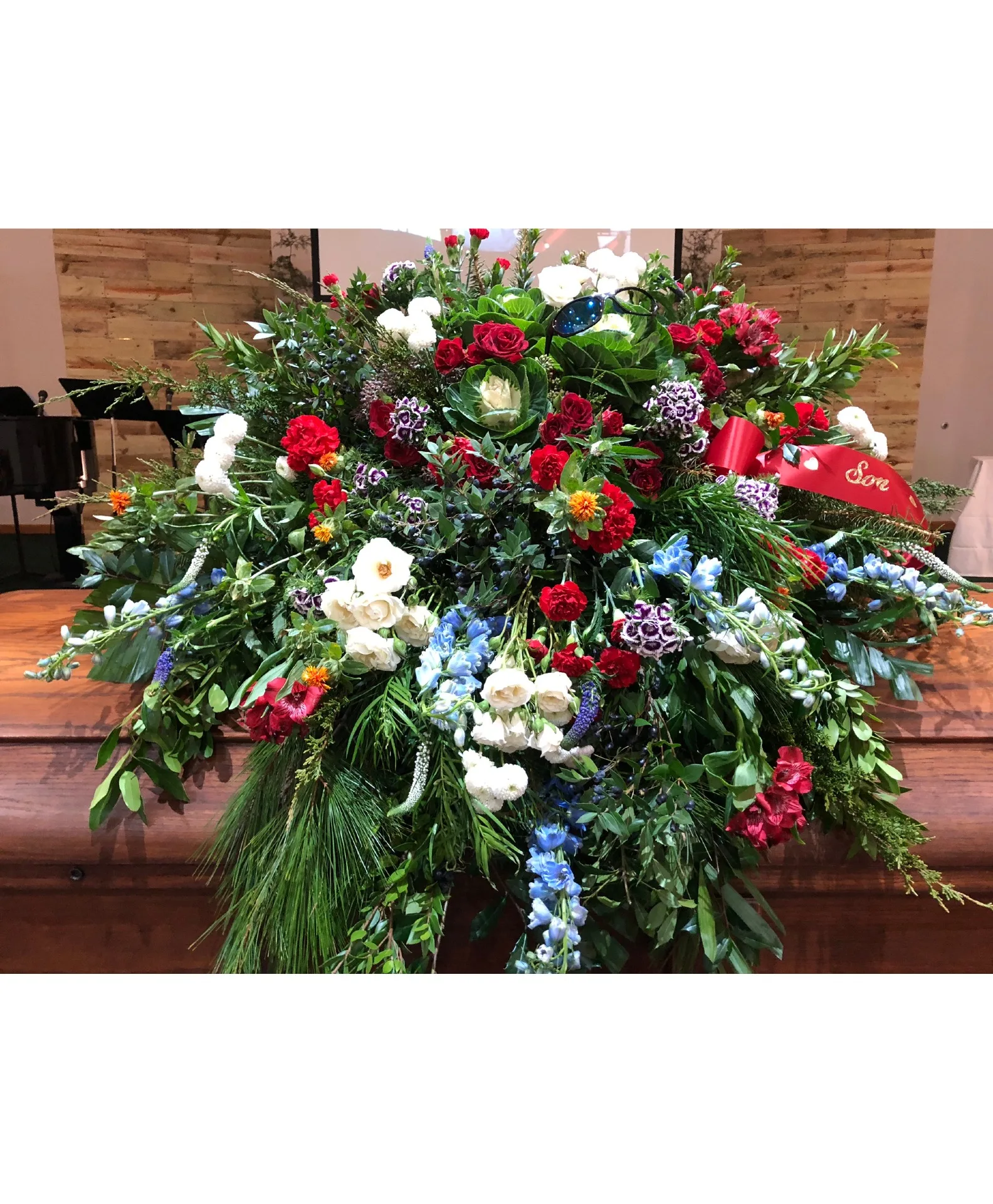 Custom Designed Casket Spray Add Color in Instructions Custom Designed Casket Spray Add Color in Instructions