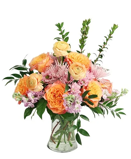 Soothing Sunset Flower Arrangement Soothing Sunset Flower Arrangement