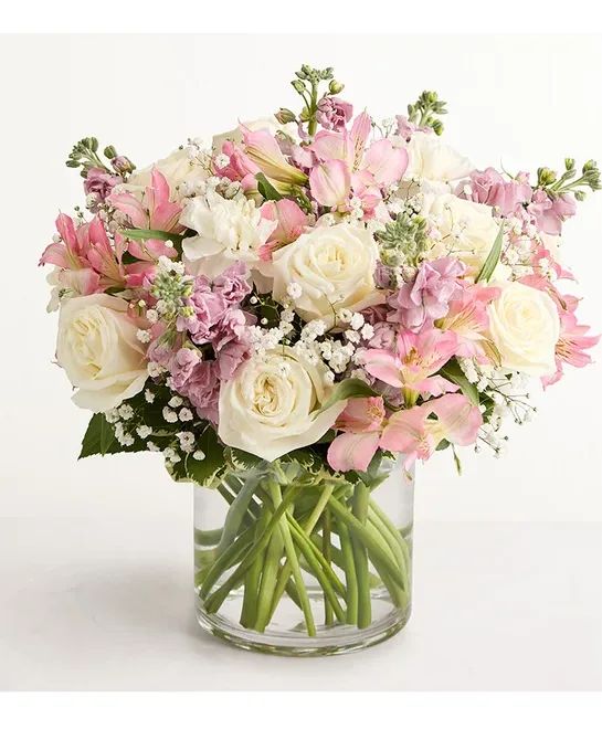 Elegant Blush Bouquet Flower Arrangement