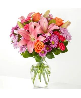 One and Only Bouquet Vase Arrangement