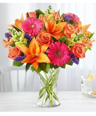 Vibrant Floral Medley Vase Arrangement Vibrant Floral Medley Vase Arrangement