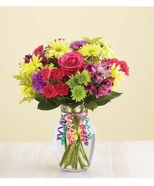 It's Your Day Bouquet Vase Arrangement