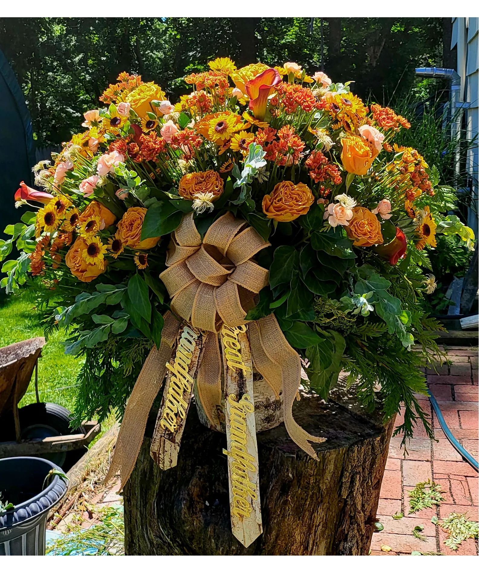 Beautiful floor basket