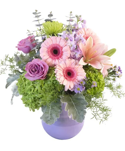 Dusty Pinks & Purples Flower Arrangement Dusty Pinks & Purples Flower Arrangement