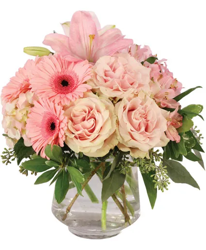 Subtle Pink Floral Design Subtle Pink Floral Design