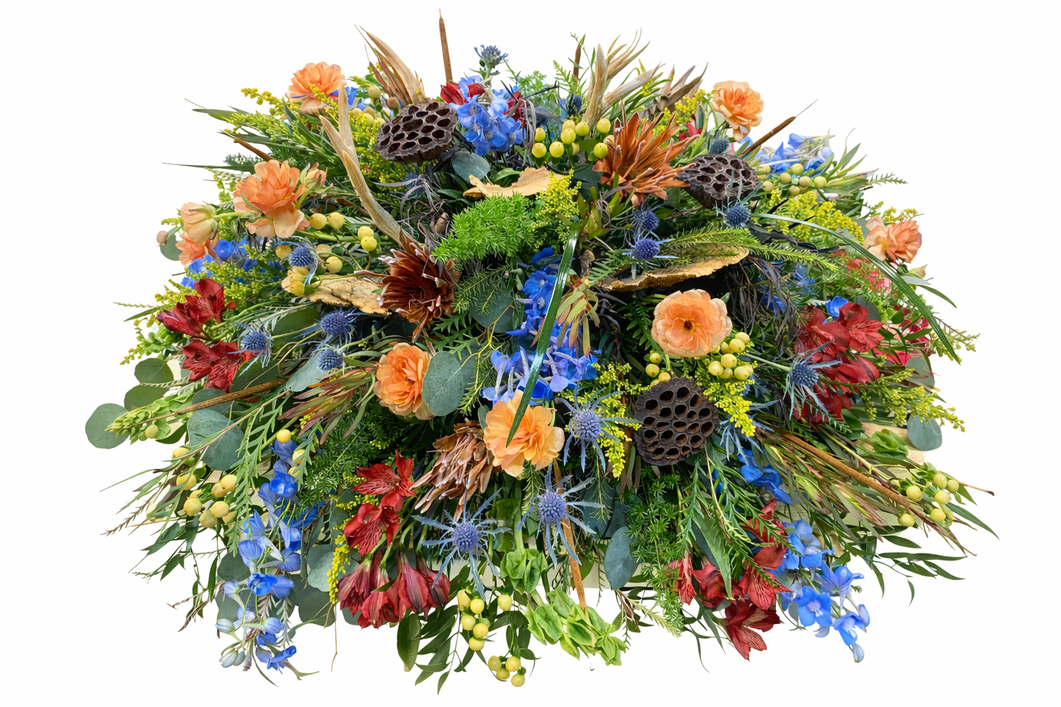 Rustic Male Casket Spray