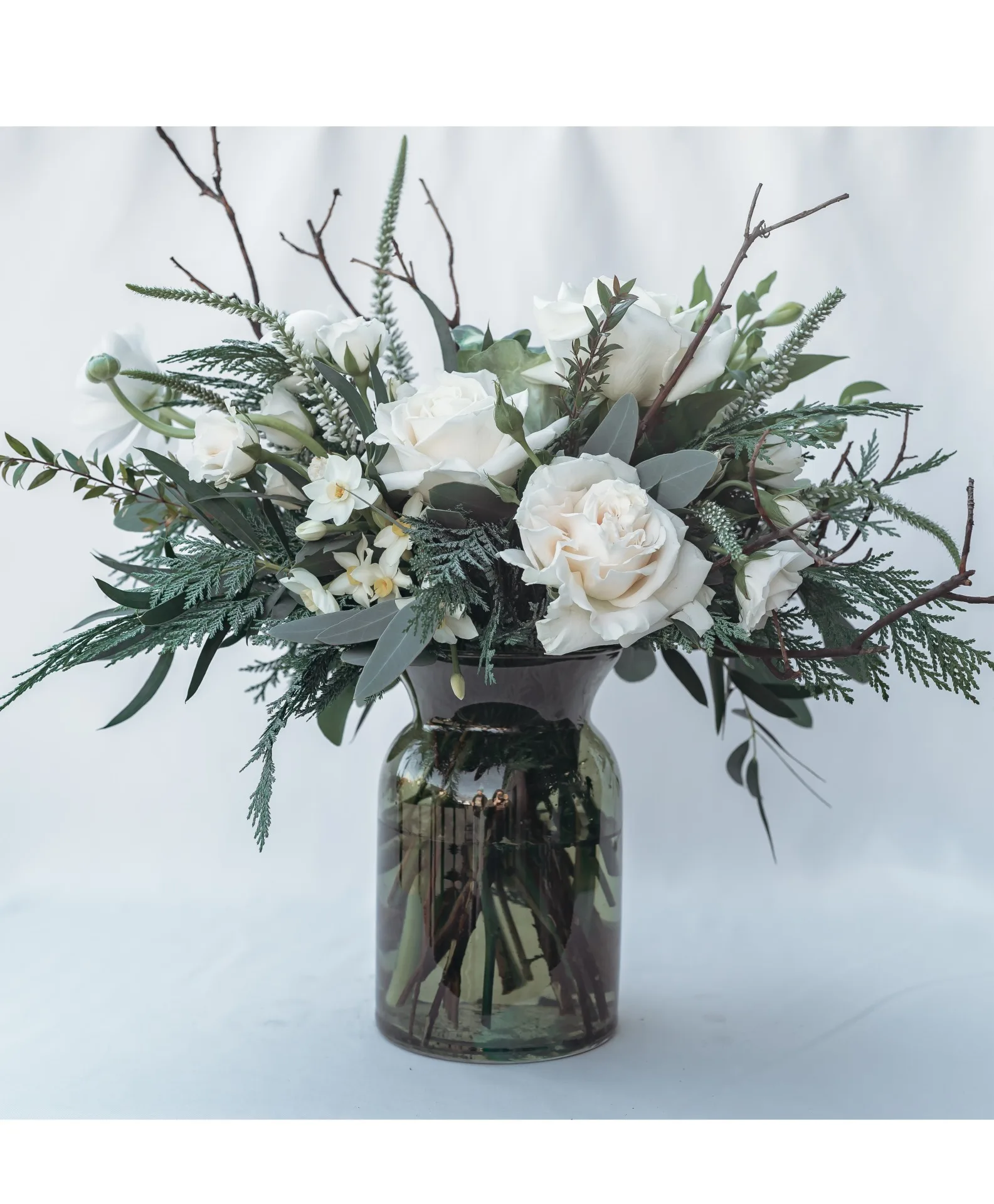 Ivory Elegance Vase Arrangement Ivory Elegance Vase Arrangement