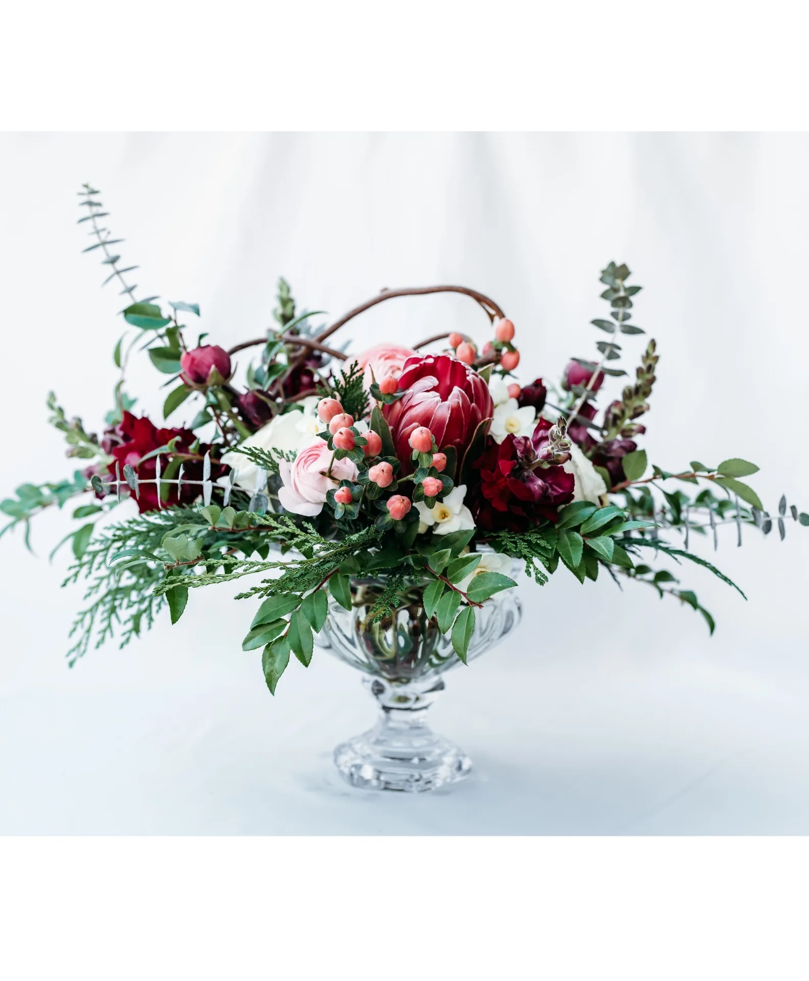Crystal Frost Vase Arrangement Crystal Frost Vase Arrangement