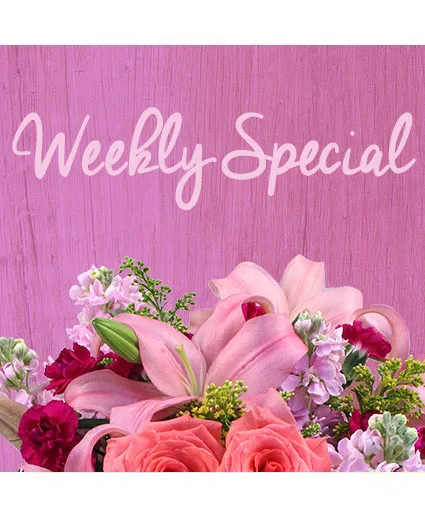 Weekly Special Flower Arrangement Weekly Special Flower Arrangement