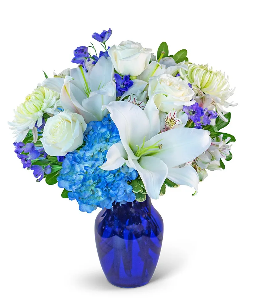 Nothing But Blue Skies Flower Arrangement Nothing But Blue Skies Flower Arrangement