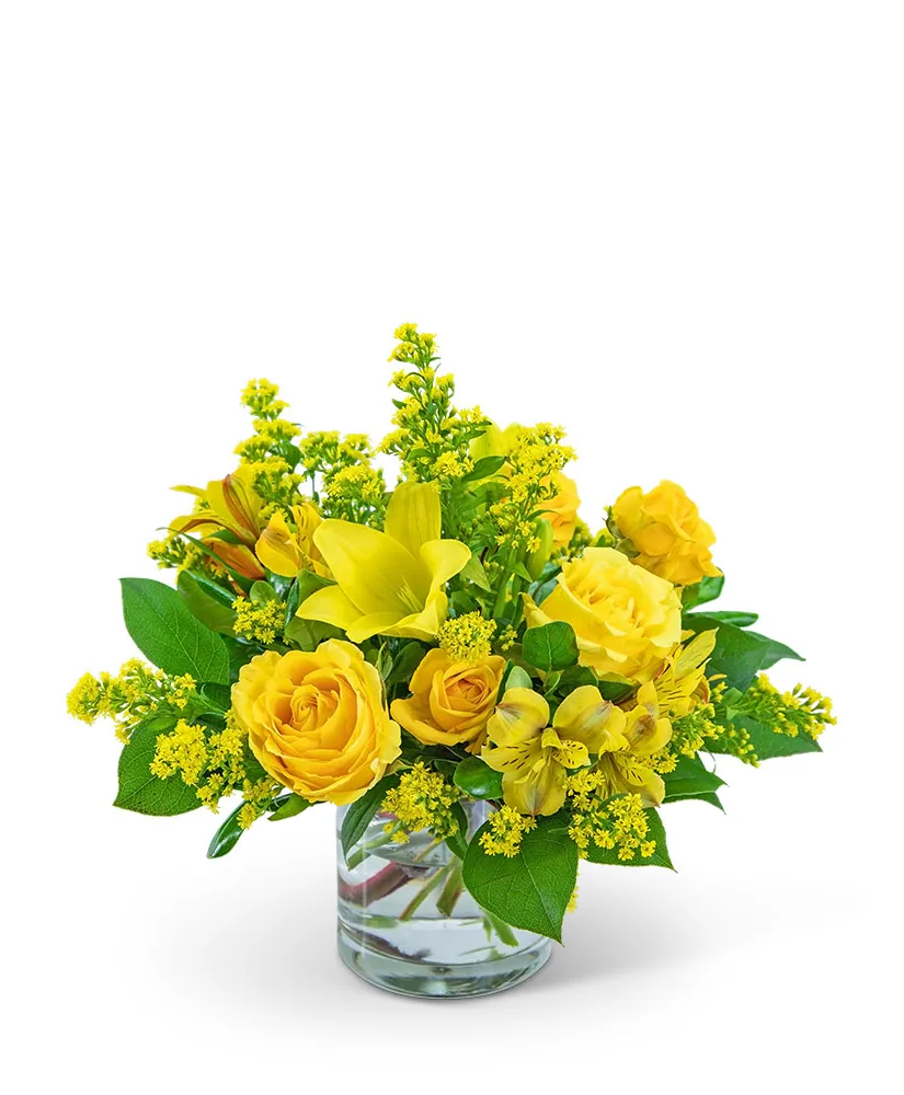 Canary Light Flower Arrangement Canary Light Flower Arrangement