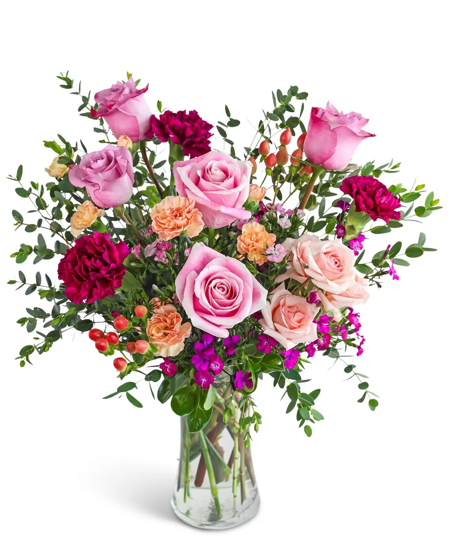 Luxe Berry Blush Flower Arrangement Luxe Berry Blush Flower Arrangement
